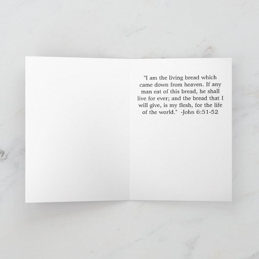 Eerste Heilige Communiakaart Kaart (Binnen)