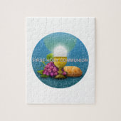 Eerste Heilige Communiakalice en Gastheer Legpuzzel (Verticaal)