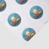 Eerste Heilige Communiakalice en Gastheer Tissuepapier (Detail)