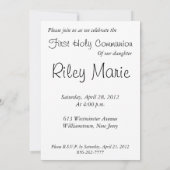 Eerste Heilige Communie 4 Kaart (Achterkant)