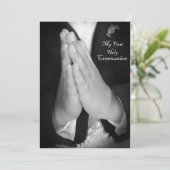 Eerste Heilige Communie 6 Kaart (Staand voorkant)