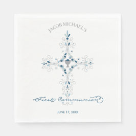 Eerste Heilige Communie Aangepaste Papieren servet