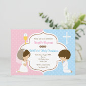 Eerste Heilige Communie / Baptisme-uitvindingen Kaart (Staand voorkant)