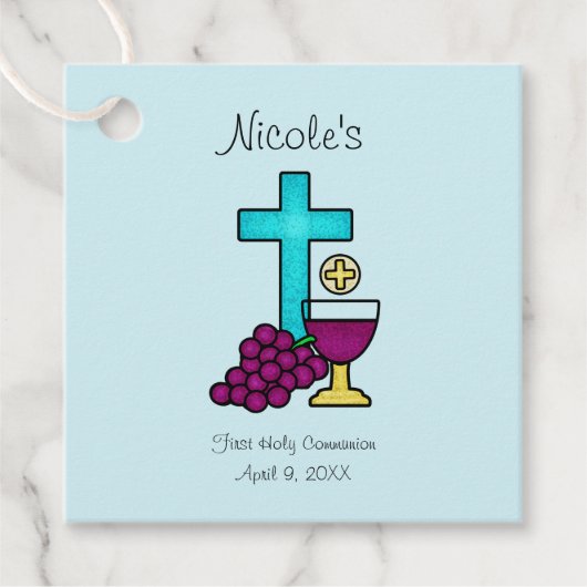 Eerste Heilige Communie Bedankjes Labels (Voorkant)