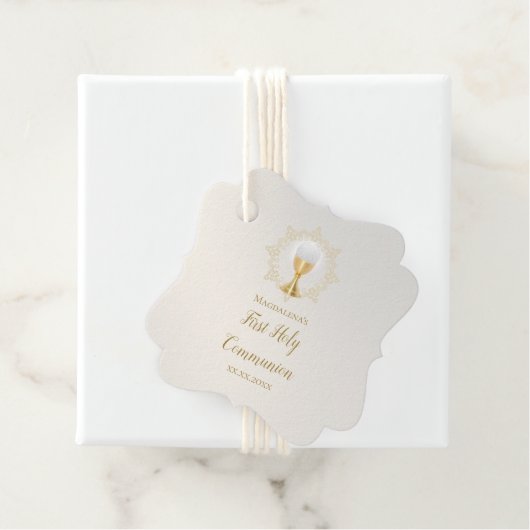 Eerste Heilige Communie Bedankjes Labels (In situ)