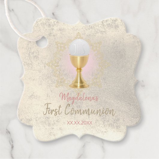 Eerste Heilige Communie Bedankjes Labels (Voorkant)