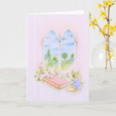 Eerste Heilige Communie, bevestiging Kaart (Gele Bloem)