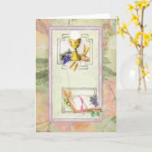 Eerste Heilige Communie, bevestiging Kaart (Gele Bloem)