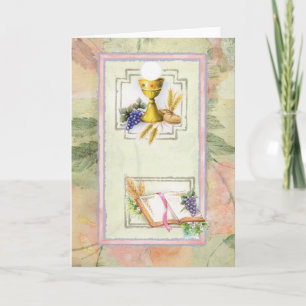 Eerste Heilige Communie, bevestiging Kaart