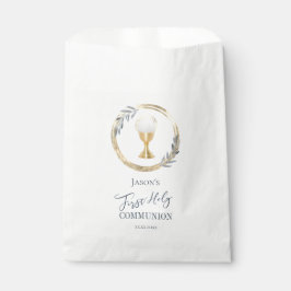 Eerste Heilige Communie | bladgoud in de vorm van  Bedankzakje