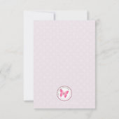 Eerste Heilige Communie Blonde Girl Kaart (Achterkant)