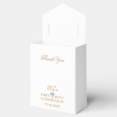 Eerste Heilige Communie Boho Garland Favor Box Boy Bedankdoosjes (Geopend)