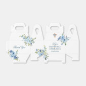 Eerste Heilige Communie Boho Garland Favor Box Boy Bedankdoosjes (Uitgevouwen)