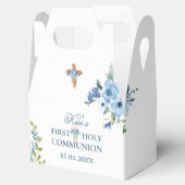 Eerste Heilige Communie Boho Garland Favor Box Boy Bedankdoosjes (Geopend)