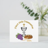 Eerste Heilige Communie Briefkaart (Staand voorkant)