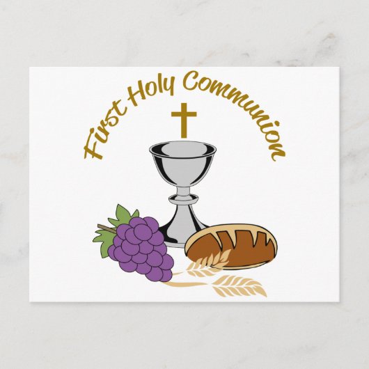 Eerste Heilige Communie Briefkaart (Voorkant)