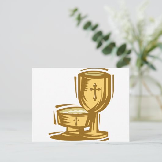 Eerste Heilige Communie Briefkaart (Staand voorkant)