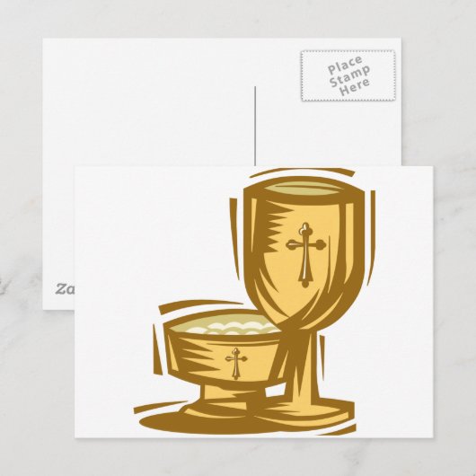 Eerste Heilige Communie Briefkaart (Voorkant / Achterkant)