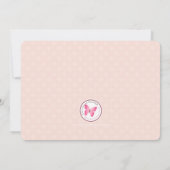 Eerste Heilige Communie Brunette Girl Kaart (Achterkant)