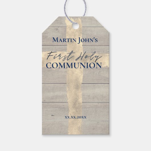 Eerste Heilige Communie Cadeaulabel (Voorkant)