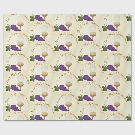 Eerste Heilige Communie Cadeaupapier (Vlak)