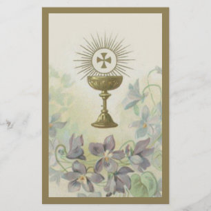 Eerste Heilige Communie Chalice Eucharistisch kath
