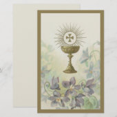 Eerste Heilige Communie Chalice Eucharistisch kath (Voorkant / Achterkant)
