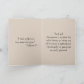 Eerste Heilige Communie Chalice Host Rozen dank u Bedankkaart (Binnen)