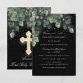 Eerste Heilige Communie Christelijke Gebeurtenis K Kaart (Voorkant / Achterkant)