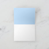 Eerste Heilige Communie Dank je Blauwe Kruis Bedankkaart (Binnen)