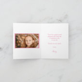 Eerste Heilige Communie Dank u kaart - Custom (Binnen)