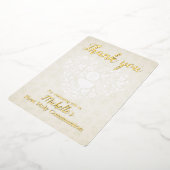 Eerste Heilige Communie - Dank u wel kaart (Gedraaid)