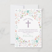 Eerste Heilige Communie Dank U wel Kaart, gewoonte Kaart (Voorkant)