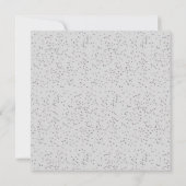 Eerste Heilige Communie Elegant Zilveren Sterrenst Kaart (Achterkant)