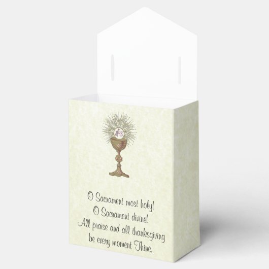 Eerste Heilige Communie  Engel Religieus Bedankdoosjes (Geopend)