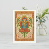 Eerste Heilige Communie Engel Sanctus Kaart (Staand voorkant)