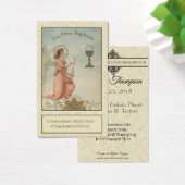 EERSTE HEILIGE COMMUNIE ENGELEN EUCHARISTIE VISITEKAARTJE (Bureau)