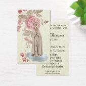 EERSTE HEILIGE COMMUNIE FATIMA GEBED HEILIGE KAART (Bureau)