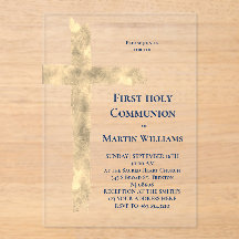 Eerste Heilige Communie faux folie kruis