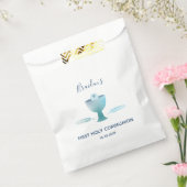Eerste Heilige Communie Favor Bag - Custom, Boy's Bedankzakje (Gezegeld)