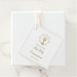 Eerste Heilige Communie Favor Tags Bedankjes Labels