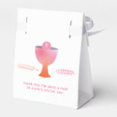 Eerste Heilige Communie Favorietenkast, Meisjes Co Bedankdoosjes (Achterkant)