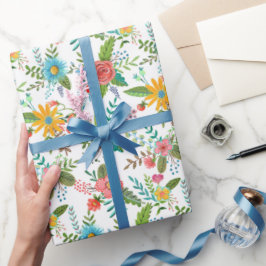 Eerste Heilige Communie Floral | Papier voor onmid