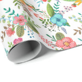 Eerste Heilige Communie Floral | Papier voor onmid (Rol Hoek)