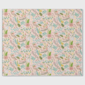 Eerste Heilige Communie Floral | Papier voor onmid (Vlak)