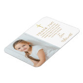 Eerste Heilige Communie Foto Dank Je Magneet (Linkerzijde)