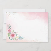 Eerste Heilige Communie foto dank u Uitnodiging (Achterkant)