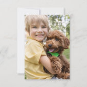 Eerste Heilige Communie Foto Eucalyptus Krans Kaart (Achterkant)