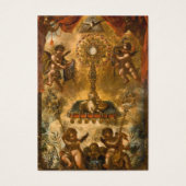 Eerste Heilige Communie Foto Herdenking Visitekaartje (Voorkant)