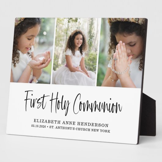 Eerste Heilige Communie Fotocollage Fotoplaat (Zijkant)
